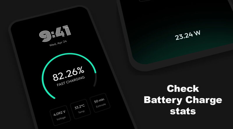 Must Have App to check Battery Charge stats